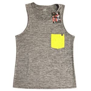 Born Primitive Athleisure Pocket Tank CrossFit Heather Gray Size Men’s Small